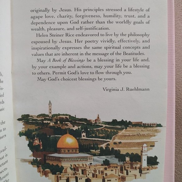 Book of Blessings Helen Steiner Rice by Virginia J Ruehlmann 1997 Vintage HC NF - Picture 13 of 16